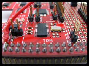 Atmel I2C TPM AT97SC3204T ships with a compliance EK.