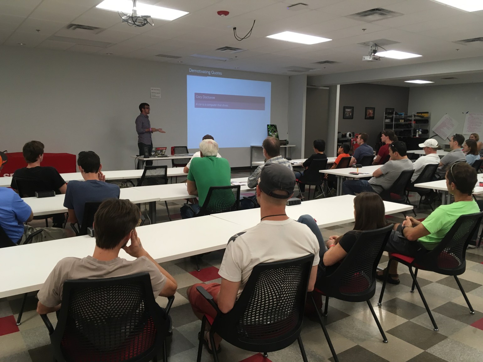 Demotivating the audience with some good quotes